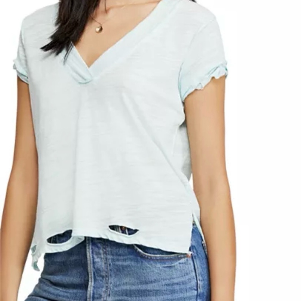 Free People Sundance Distressed Tee